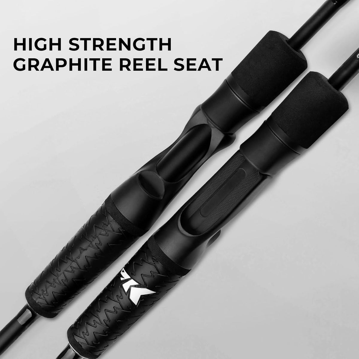 Crixus Fishing Rods with Golf Style Superpolymer Handle