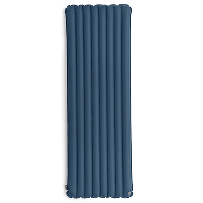 Adult Inflatable Camp Sleeping Pad, Blue, 78 in X 25 in X 3.5 In